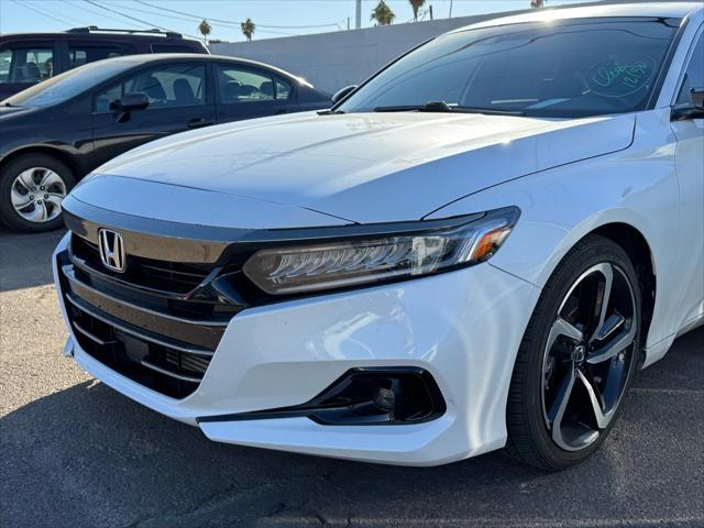 used 2021 Honda Accord car, priced at $27,400