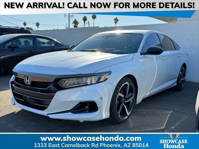 used 2021 Honda Accord car, priced at $27,400