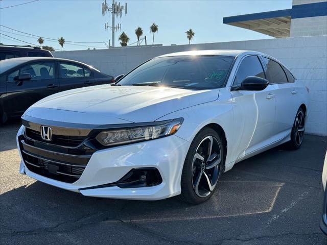 used 2021 Honda Accord car, priced at $27,400