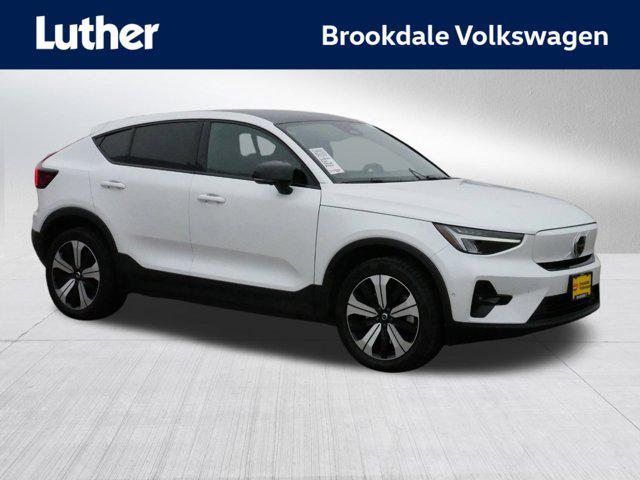 used 2023 Volvo C40 Recharge Pure Electric car, priced at $25,998