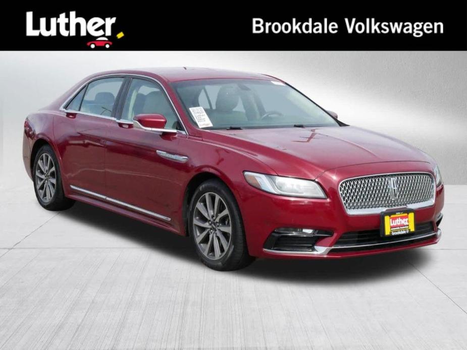 used 2017 Lincoln Continental car, priced at $20,198