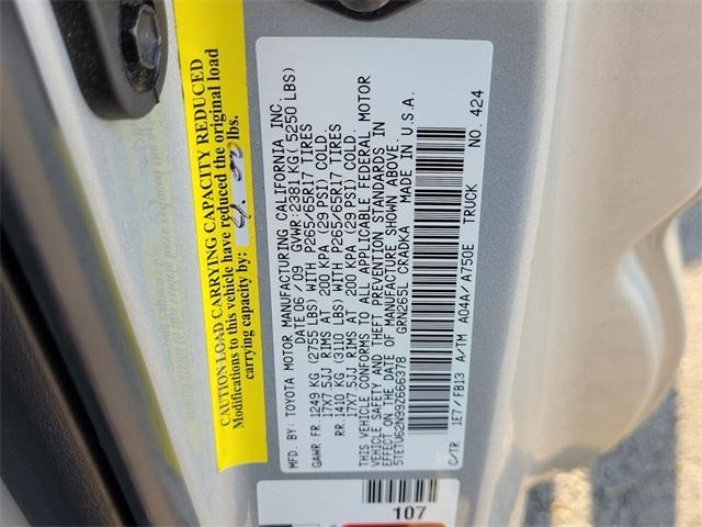 used 2009 Toyota Tacoma car, priced at $17,500