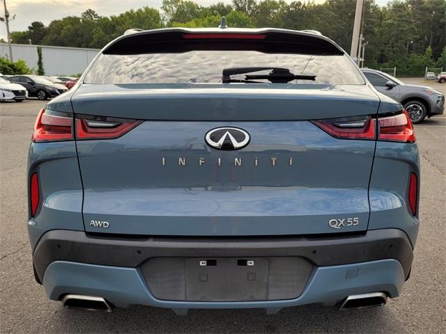 used 2022 INFINITI QX55 car, priced at $24,750