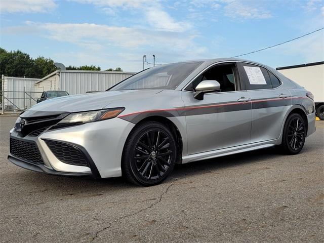 used 2021 Toyota Camry car, priced at $19,400