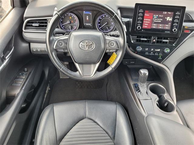 used 2021 Toyota Camry car, priced at $19,400