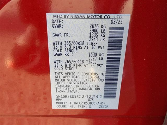 new 2025 Nissan Pathfinder car, priced at $44,293