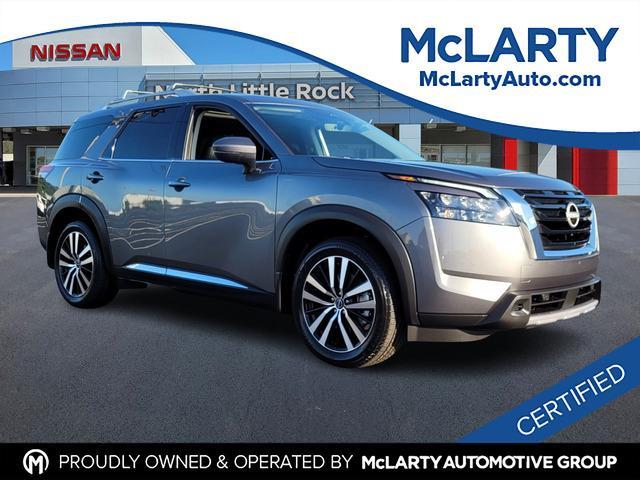 used 2025 Nissan Pathfinder car, priced at $43,740