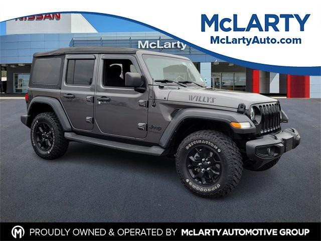 used 2021 Jeep Wrangler Unlimited car, priced at $32,200