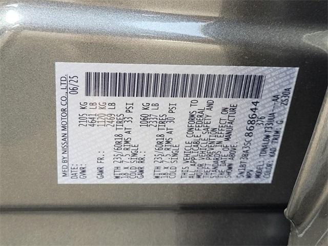 new 2025 Nissan Rogue car, priced at $28,141