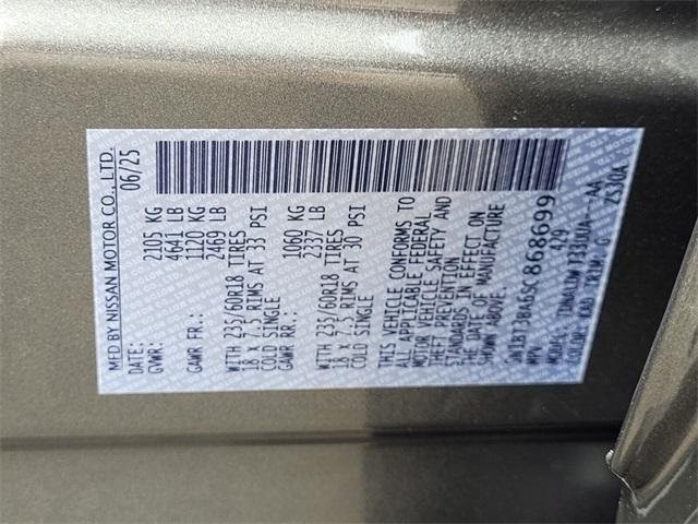new 2025 Nissan Rogue car, priced at $29,441