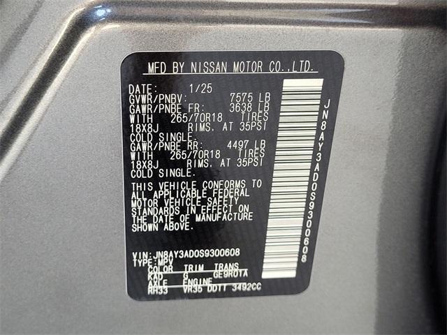 new 2025 Nissan Armada car, priced at $59,480