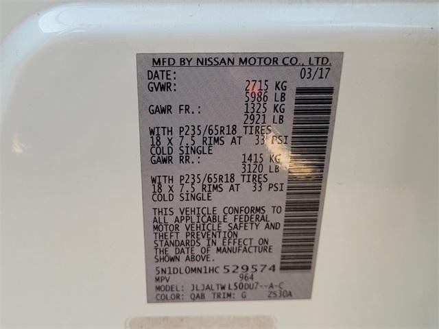 used 2017 INFINITI QX60 car, priced at $15,300