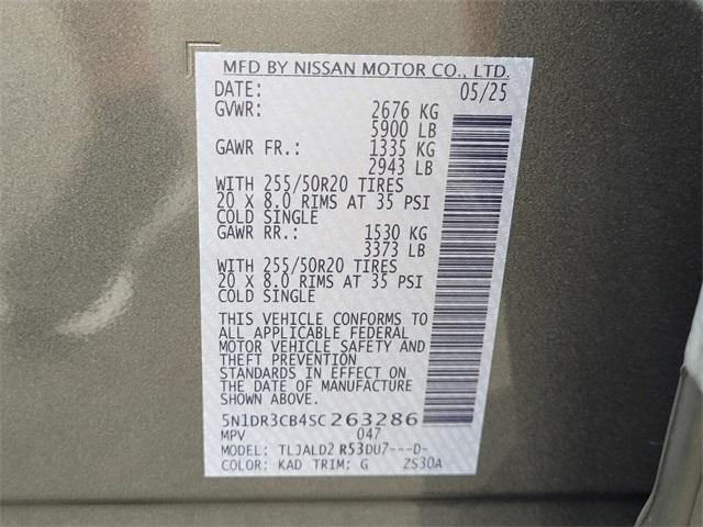 new 2025 Nissan Pathfinder car, priced at $44,563