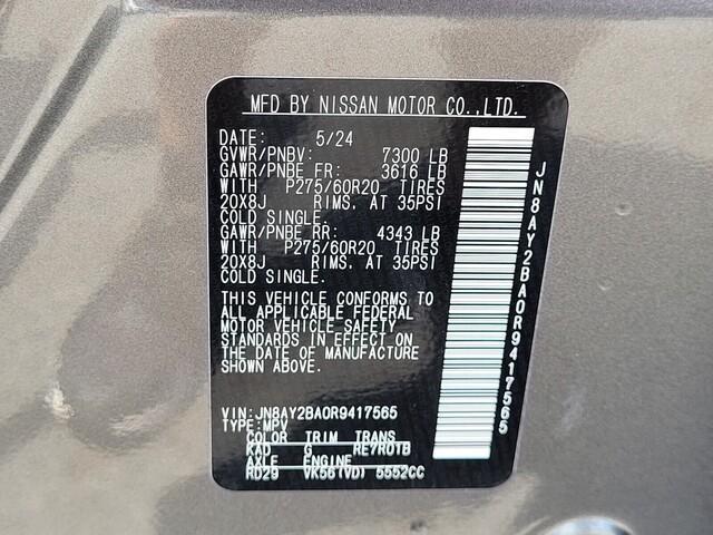 used 2024 Nissan Armada car, priced at $42,550