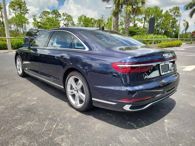 new 2025 Audi A8 car, priced at $100,925