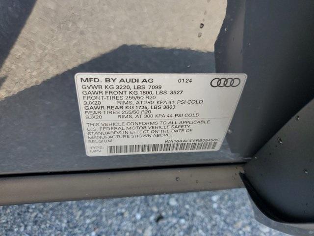 new 2024 Audi Q8 e-tron car, priced at $87,935