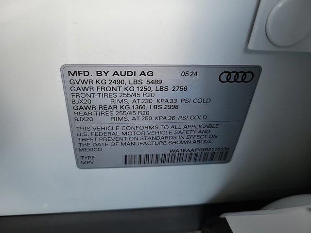 new 2024 Audi Q5 car, priced at $59,590