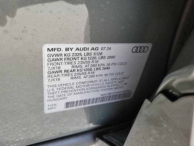 new 2024 Audi Q3 car, priced at $43,640