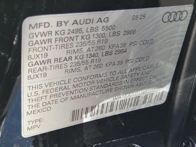 new 2025 Audi Q5 Sportback car, priced at $61,325