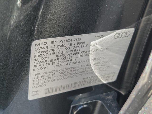 new 2025 Audi SQ5 car, priced at $75,005