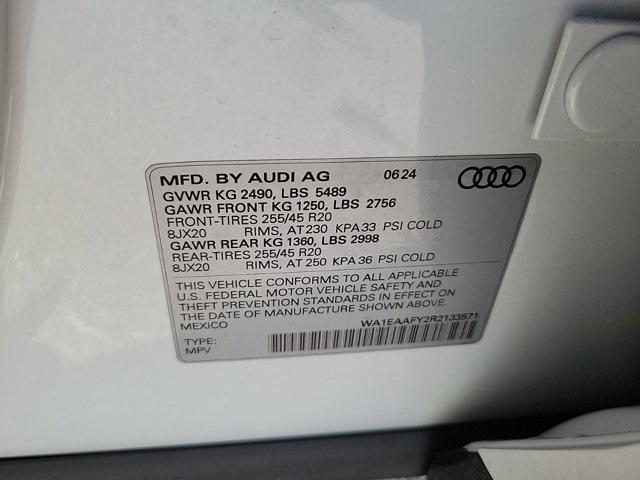 new 2024 Audi Q5 car, priced at $59,590