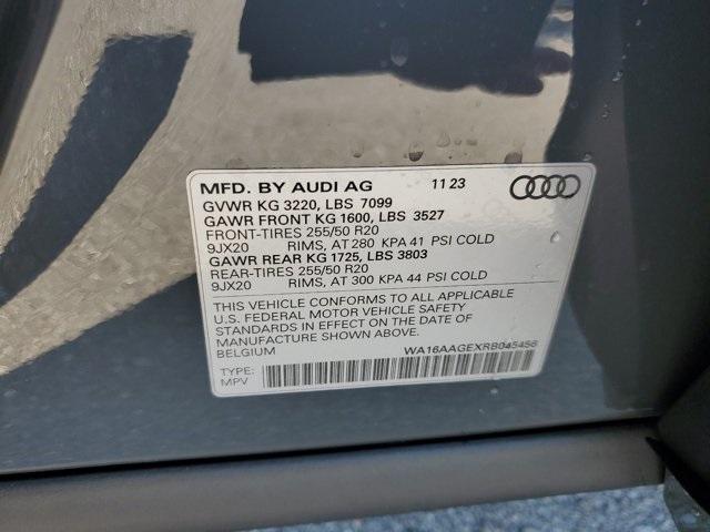 new 2024 Audi Q8 e-tron car, priced at $87,935