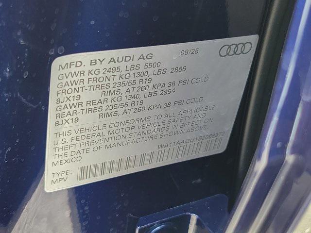 new 2025 Audi Q5 car, priced at $56,975
