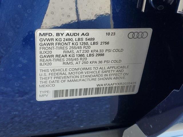 new 2024 Audi Q5 car, priced at $60,785