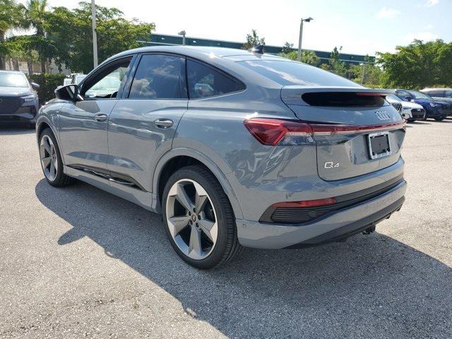 new 2024 Audi Q4 e-tron Sportback car, priced at $68,340