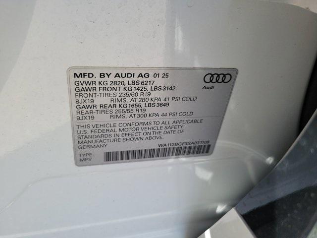new 2025 Audi Q6 e-tron car, priced at $69,885