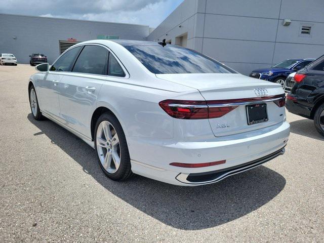 new 2025 Audi A8 car, priced at $104,025