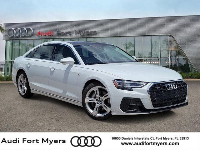 new 2025 Audi A8 car, priced at $104,025