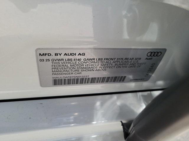 new 2025 Audi A8 car, priced at $104,025