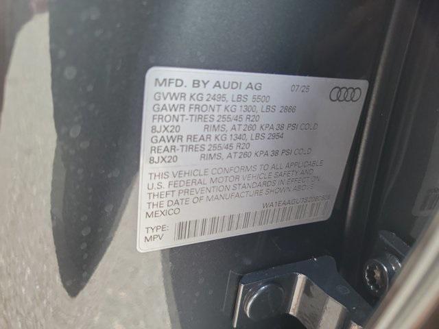 new 2025 Audi Q5 Sportback car, priced at $63,075