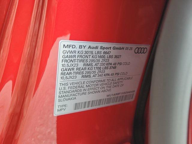 new 2025 Audi RS Q8 car, priced at $145,790