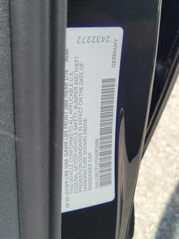 new 2025 Audi A5 car, priced at $59,475
