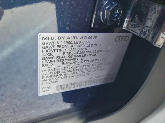 new 2026 Audi Q7 car, priced at $70,640