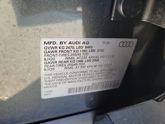 new 2025 Audi Q5 car, priced at $60,085