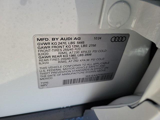 new 2025 Audi Q5 car, priced at $58,920