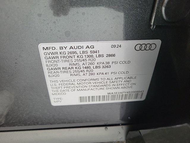 new 2025 Audi Q5 car, priced at $70,550