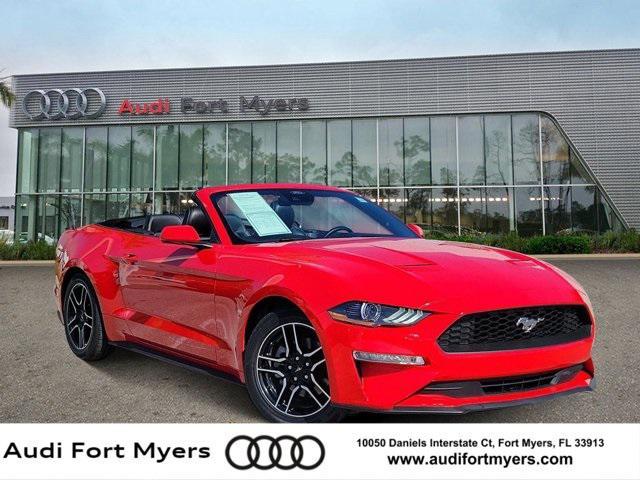 used 2021 Ford Mustang car, priced at $19,495