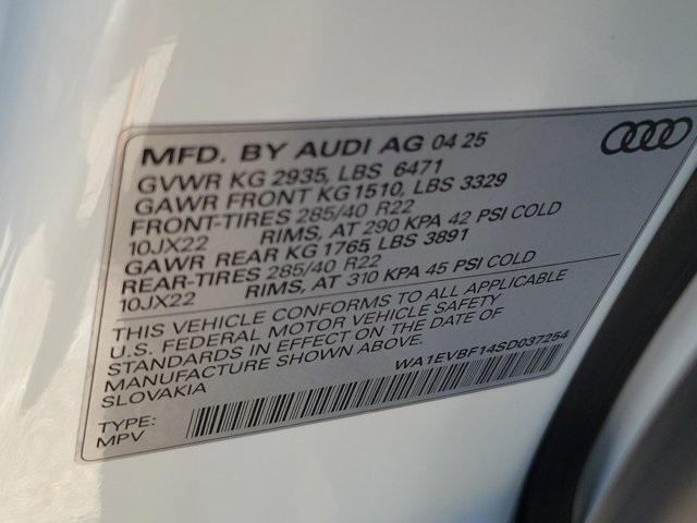 new 2025 Audi Q8 car, priced at $86,715