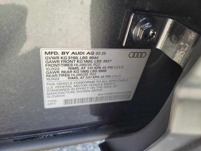 new 2025 Audi SQ7 car, priced at $114,995