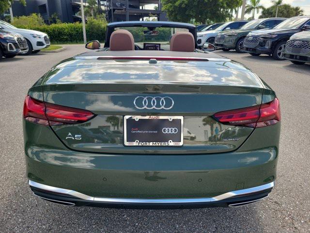 used 2024 Audi A5 car, priced at $58,495