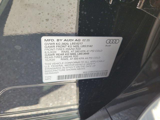 new 2025 Audi Q6 e-tron car, priced at $73,635