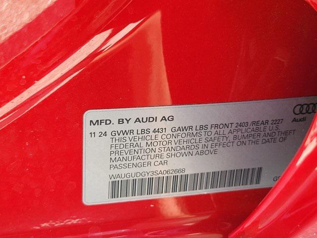 new 2025 Audi A3 car, priced at $43,540