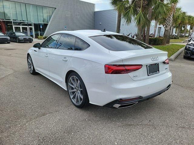 new 2025 Audi A5 Sportback car, priced at $51,980