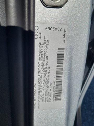 new 2025 Audi A5 car, priced at $54,025