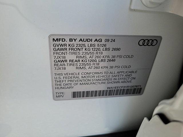 new 2024 Audi Q3 car, priced at $47,675