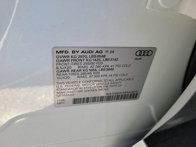 new 2025 Audi Q6 e-tron car, priced at $77,410